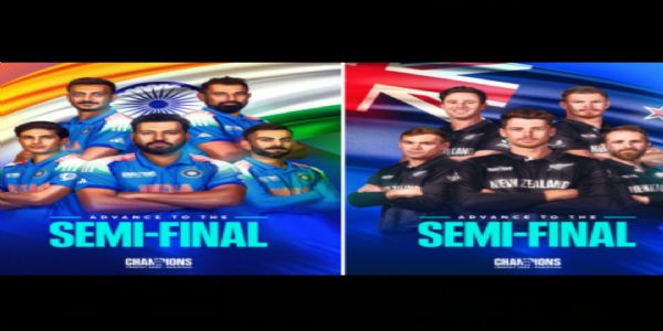 NZ, India qualify for Champions Trophy semi-finals,Pakistan and Bangladesh knock-out