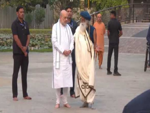 Amit Shah Attends Celebrations At Sadhguru’s Isha Foundation In Coimbatore,