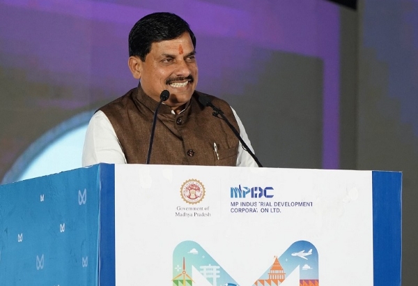 Chief Minister Dr Mohan Yadav addressing the closing ceremony of Global Investors Summit Bhopal.
