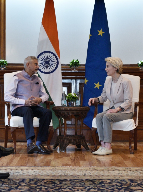 Jaishankar meets European Commission President
