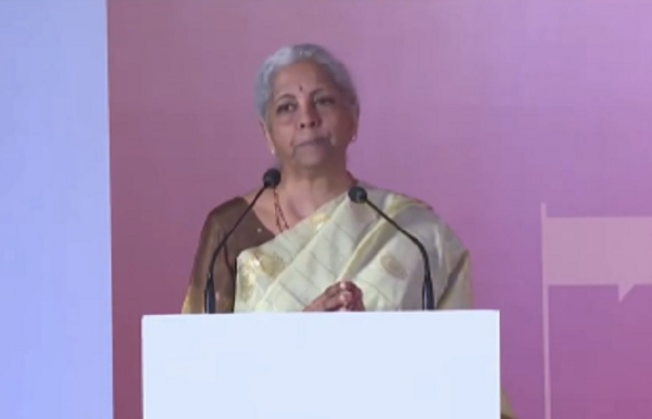 Union Finance Minister Nirmala Sitharaman addressing the program
