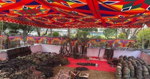 Image related to the over 300 Illegal Weapons Surrendered in Manipur Following Governor’s Appeal.