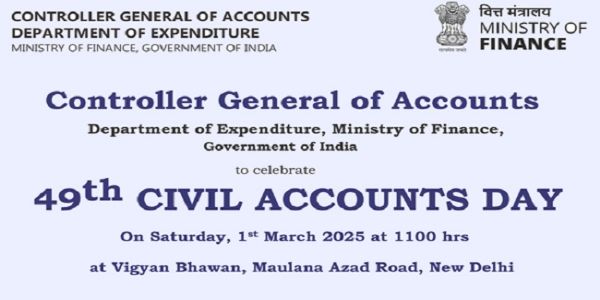 FM to preside over as Chief Guest for 49th Civil Accounts Day celebrations on March 1