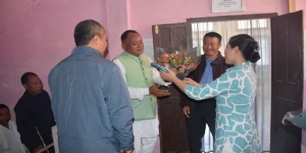 BJP leader Malin Kumar Chakma sworn in as CEM of Chakma Council