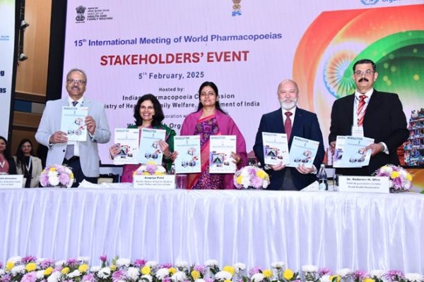 Union MoS for Health and Family Welfare, Smt. Anupriya Patel delivers keynote address at 15th International Meeting of World Pharmacopoeias in New Delhi today