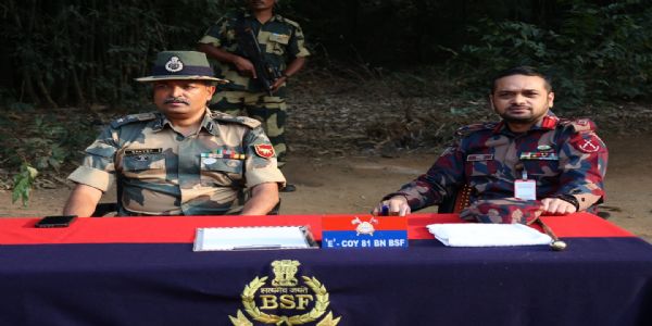 Battalion commander level meeting hold  on India-Bangladesh border