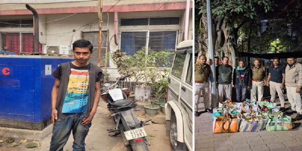 Stolen bike, illicit liquor, and stolen items recovered in Guwahati