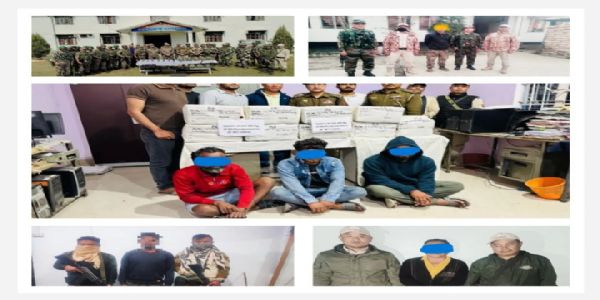 Several suspects including rebels nabbed, huge cache of weapons, WY tablets recovered in Manipur