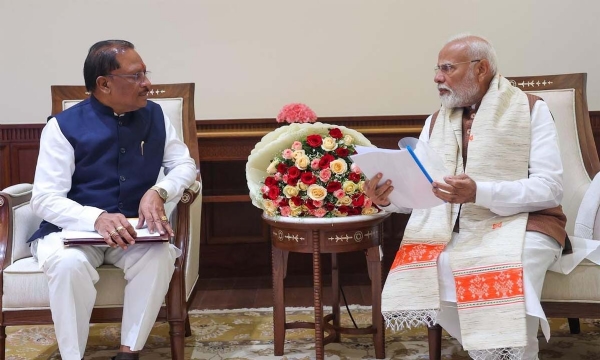 Chhattisgarh Chief Minister Sai meets Prime Minister, presents a roadmap for the development of Bastar