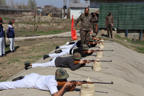 NCC Cadets Commence Firing Training at Haft Chinar Range