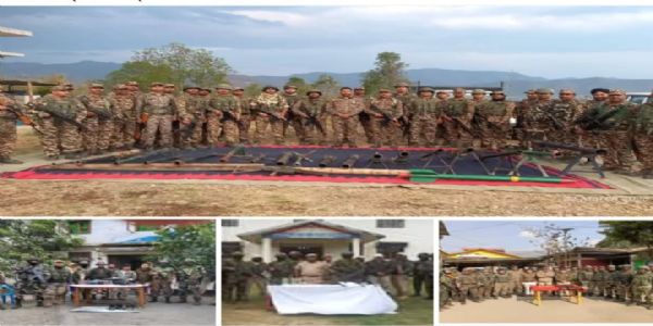 Huge cache of arms and explosives recovered in Manipur