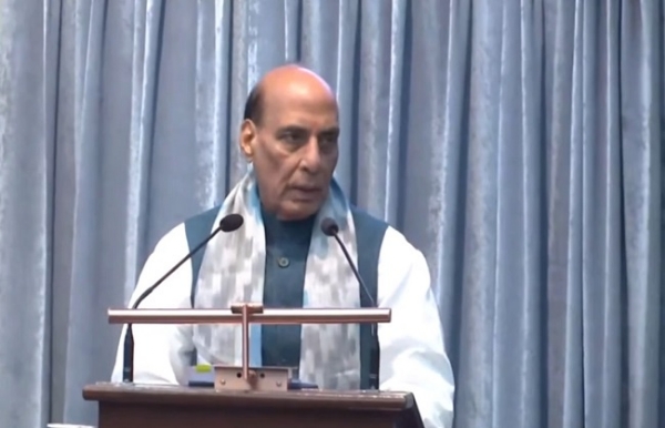 Defence Minister Rajnath Singh addressing the seminar