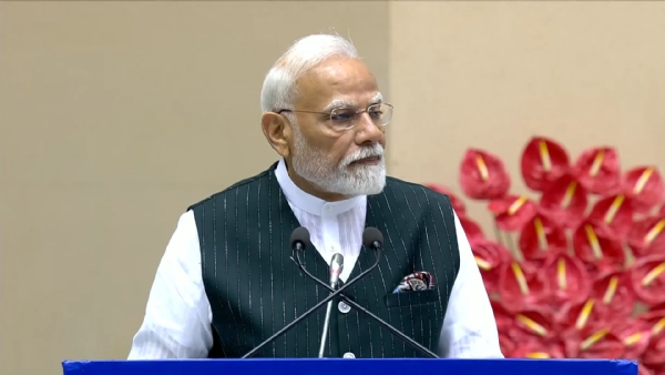 Prime Minister Narendra Modi addressed the public servants at Vigyan Bhawan on Monday.