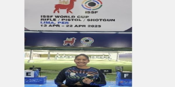 Simranpreet Kaur Wins Silver Medal at ISSF World Cup