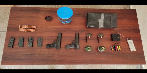 BSF and Punjab Police seized RDX, grenades, and weapons near Ind-Pak border