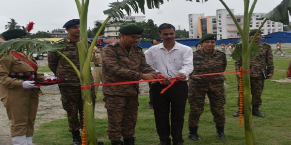 Inauguration of obstacle course and rifle simulator for NCC cadets