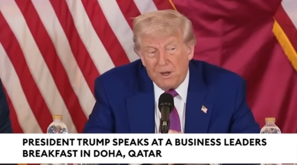 Donald Trump  Speaking at a press briefing