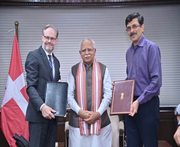 India and Denmark signs renewed Memorandum of Understanding (MoU) today. India and Denmark signs renewed Memorandum of Understanding (MoU) today.