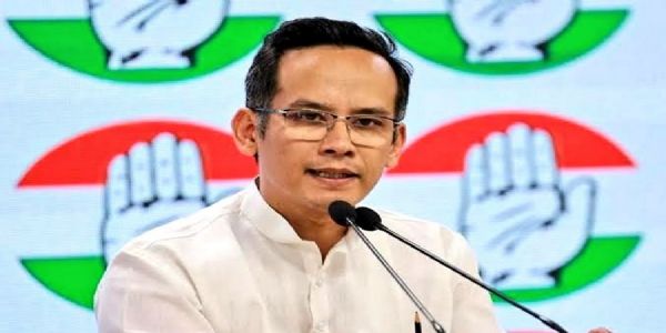Protest against Gaurav Gogoi in Nalbari, slogans of Murdabad with black flags