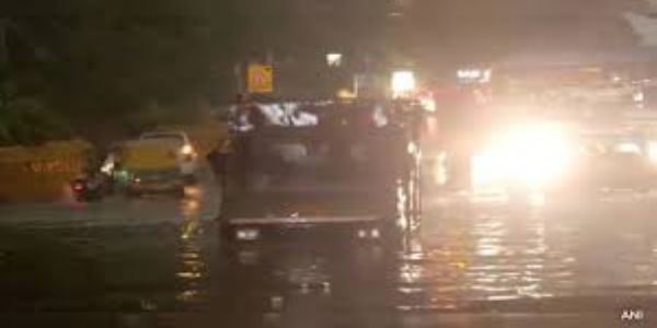 Heavy Rain Hits Delhi Causing Waterlogging In Multiple Areas, Metal Framework Collapses At Airport