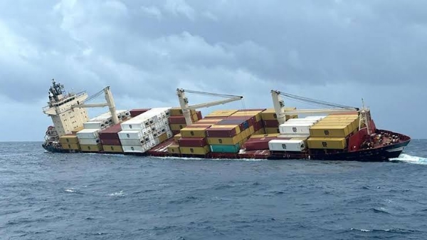 Oil Slick Detected after Liberian Container Vessel Sinks off Kerala Coast