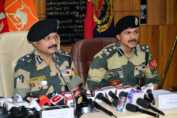 Inspector General of the Border Security Force, ML Garg.
