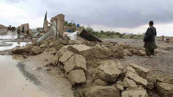 Storm-affected area .Source: World News TV channel.