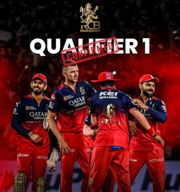 RCB defeat LSG and set to face PBKS in Qualifier 1