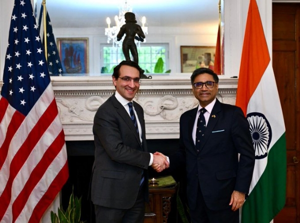 Foreign secretary Vikram Misri meets under secretary Jeffrey Kessler