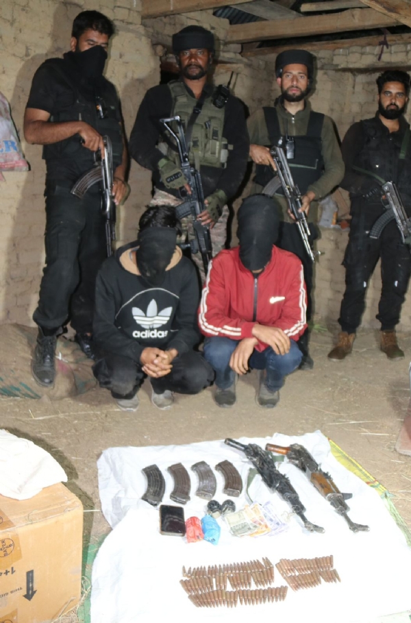 2 Hybrid Terrorist Arrested With Weapons In Shopian
