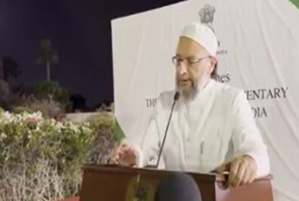 AIMIM MP Asaduddin Owaisi in Riyadh.