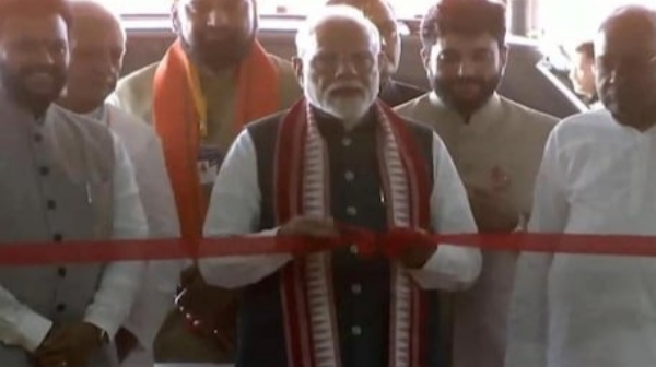 Prime Minister Narendra Modi inaugurated the new terminal of Jayprakash Narayan International Airport