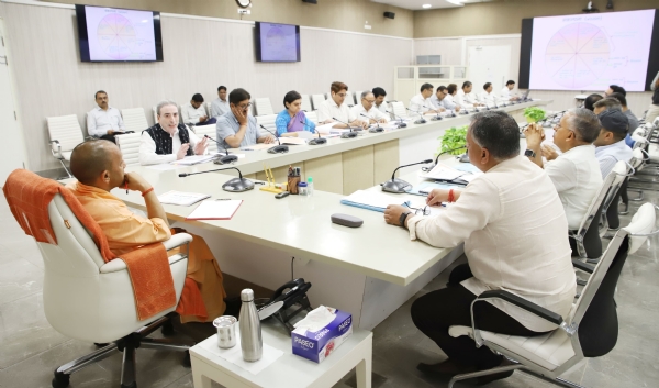 Chief Minister Yogi Adityanath held a high-level review meeting of the Revenue Department