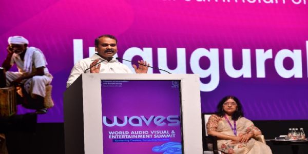 Dr. L Murugan Launches White Paper on India’s Live Events Economy at WAVES 2025