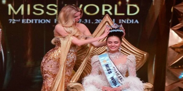 Miss Thailand Opal Suchata Chuangsri crowned Miss World 2025 at 72nd Miss World pageant in Hyderabad