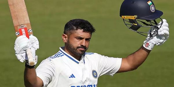 Karun Nair scores unbeaten 186, leading India A to 409/3 against England Lions