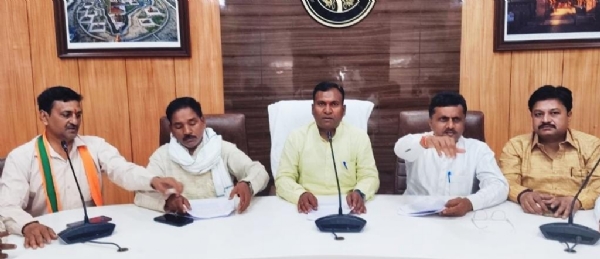 press conference organized by Bharatiya Janata Party Backward Class Front Kashi region press conference organized by Bharatiya Janata Party Backward Class Front Kashi region