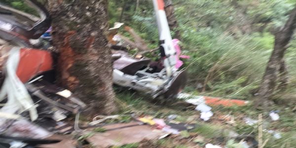 Helicopter carrying six pilgrims to Gangotri Dham crashed; CM Dhami expresses condolences