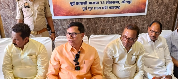 Former Union Minister of State for Home Affairs Kripa Shankar Singh speaking to mediapersons Former Union Minister of State for Home Affairs Kripa Shankar Singh speaking to mediapersons