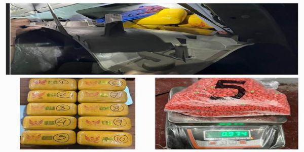 DRI foils drug smuggling in Mizoram