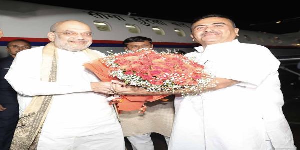 Amit Shah Receives Grand Welcome in Kolkata; BJP to Chalk Out Organisational Strategy