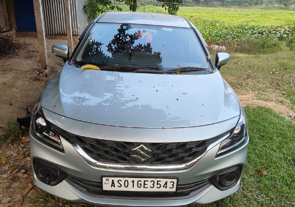 Image of the Maruti Suzuki Baleno car used in kidnapping and robbery.