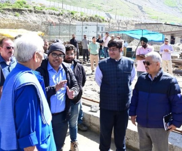 LG Manoj Sinha Ascertains Progress Of Infrastructure Works