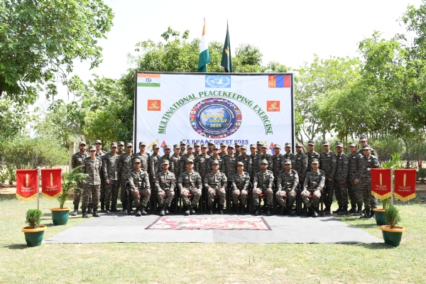 Indian Army arrives in Mongolia for Khaan Quest.