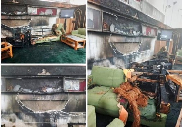 Fire Guts Lobby of J&K Assembly; Historic Photographs, Furniture Destroyed