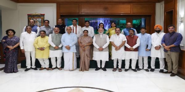 PM Modi meets Delhi BJP leaders; discusses vision to improve living standards