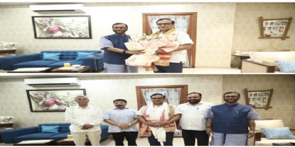 RS elections: AGP delegation calls on CM Sarma