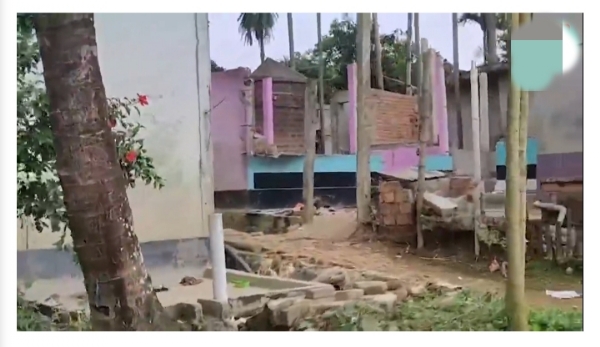 Image of the eviction drive to clear 1500 Bighas in Goalpara.