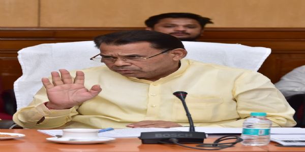 Minister Narendra Kashyap held review meet of Dept of Disabled Empowerment and Backward Classes Welfare