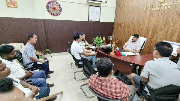 Image of the meeting on Financial Assistance for Tea Garden Workers in Tamulpur.